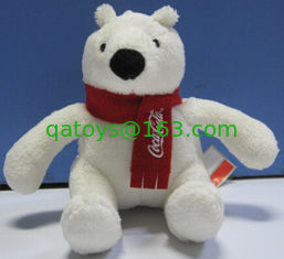 China Coca Cola Bear Polar Bear Plush Toys supplier
