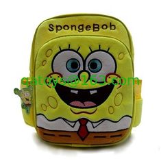 China Lovely SpongeBob Backpack for Kid and Children supplier