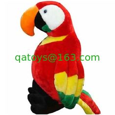 China Red Lovely Parrot Plush Toy supplier