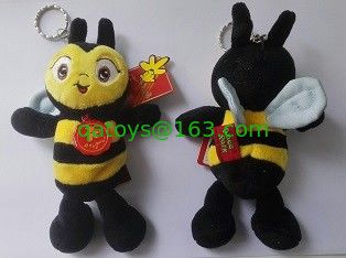 China Bee Keychain Plush Toys supplier
